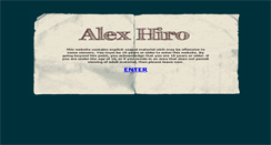 Desktop Screenshot of alexhiro.com